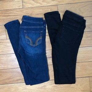 2 Pairs Hollister Jeans Size 00 Regular